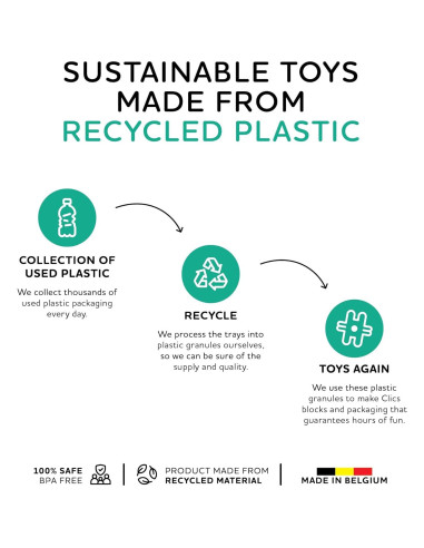 Nano Clics 125 Piezas - Juguetes de Construcción Educativos