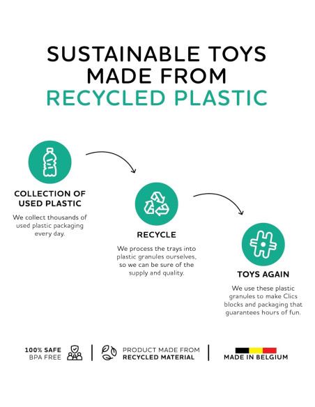 Nano Clics 125 Piezas - Juguetes de Construcción Educativos