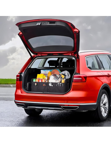 Organizador de Maletero TITIYIOF 35L Plegable Impermeable Negro