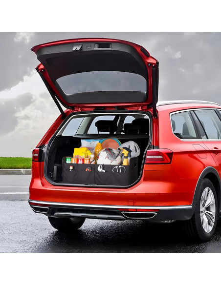 Organizador de Maletero TITIYIOF 35L Plegable Impermeable Negro