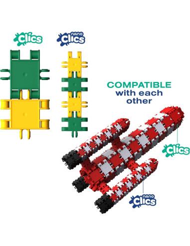 Nano Clics 125 Piezas - Juguetes de Construcción Educativos