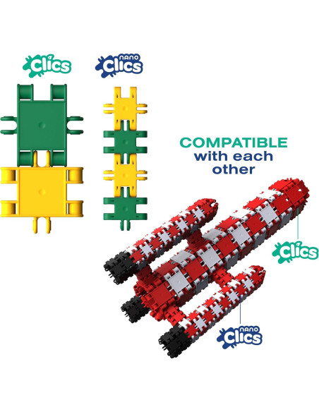 Nano Clics 125 Piezas - Juguetes de Construcción Educativos