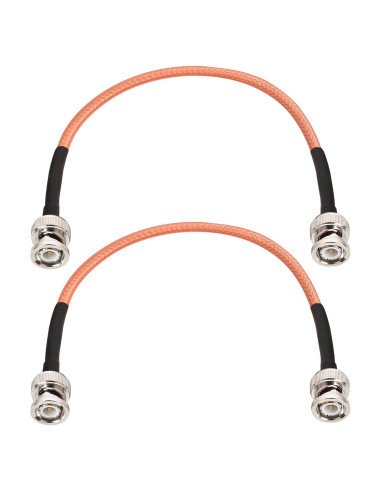 Cable Coaxial BNC Macho a BNC Macho RG142 0.30m 50 Ohmios