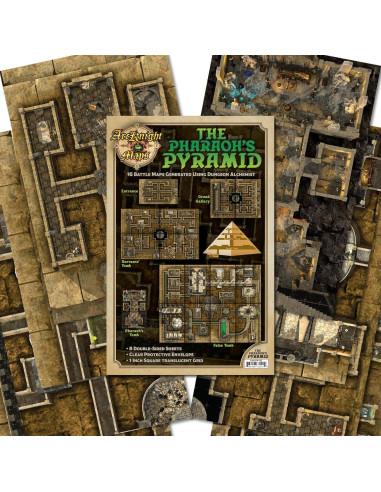 Paquete de mapas RPG Arcknight Pirámide del Faraón 16 mapas