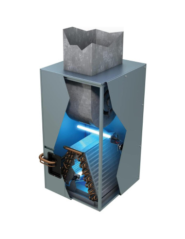 Purificador de aire Fresh-Aire UV AHU con lámpara dual y luz UV