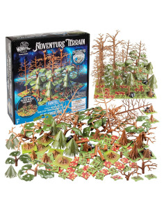 Conjunto de Árboles Bosque Monster 91 Piezas Modular 3D