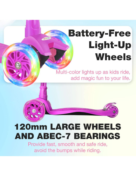 Patinete BELEEV BE003 para Niños 3 Ruedas Ajustable