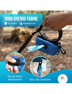 Soporte de Bolsa de Excremento de Perro 2Brothers Azul 2