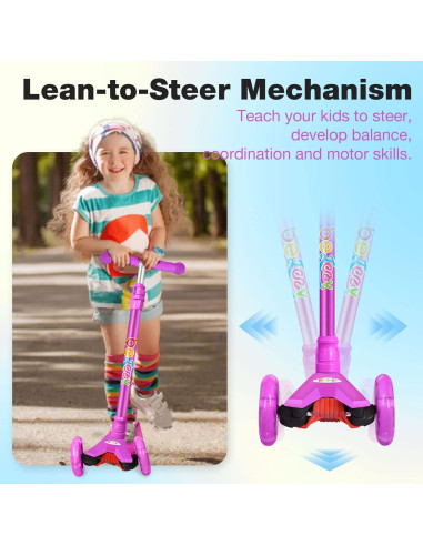 Patinete BELEEV BE003 para Niños 3 Ruedas Ajustable