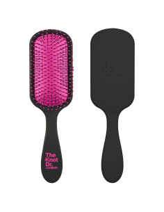 Cepillo desenredante Conair Knot Dr. - Negro con estuche rosa