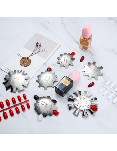 Cortador de Bordes de Manicura Mudder 6 Patrones Acero Inoxidable