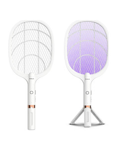 Raqueta matamoscas eléctrica recargable YsChois 2 en 1 4000V