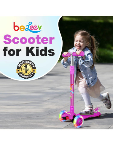 Patinete BELEEV BE003 para Niños 3 Ruedas Ajustable