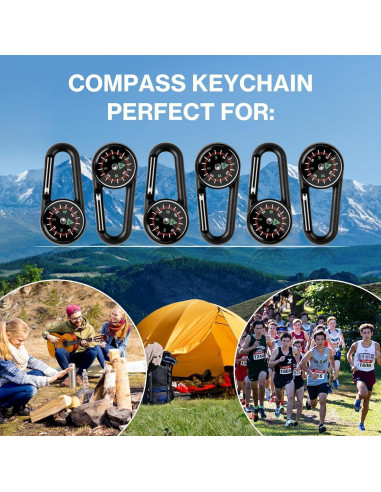 12 Brújulas Llavero Taikula ZWQ-005 para Niños - Compactas