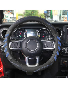 Funda de Volante KAFEEK 15" Cuero Transpirable Antideslizante 2