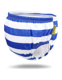 Pañal de Natación Reutilizable SWIMBOBO M Blanco+Azul 6-9 kg