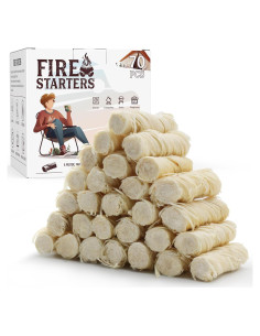 70 Encendedores Naturales TRZSTNG para Fuego Interior/Exterior