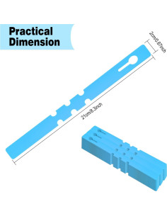 Etiquetas para Plantas 200 Pcs Yuanling Azul con Marcador 2
