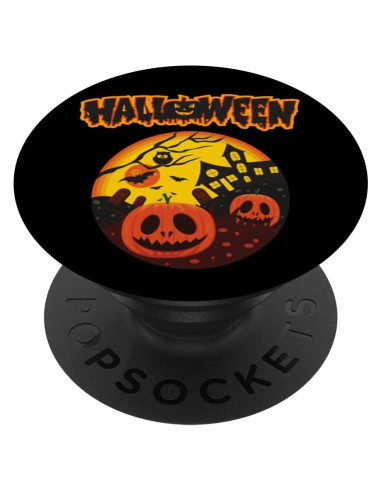 PopSockets Calabaza Halloween Murciélagos Intercambiable