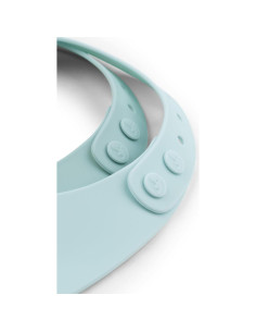 Baberos de Silicona Azul Done by Deer Elphee 2-Pack Ajustables 2