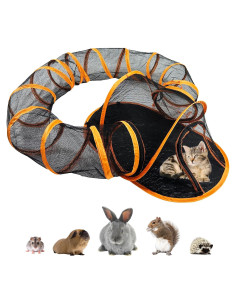 Tienda de Juego para Animales Pequeños HEYHOME 85x42cm Naranja