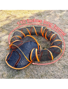 Tienda de Juego para Animales Pequeños HEYHOME 85x42cm Naranja 2