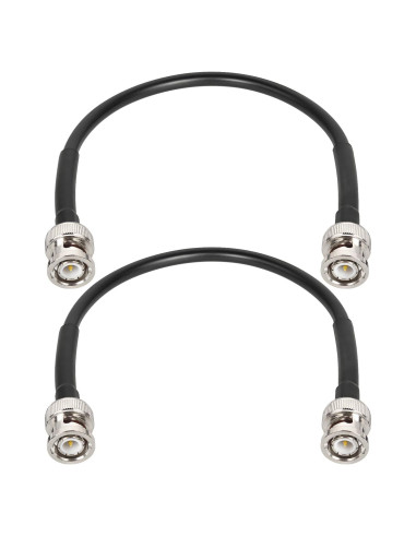 Cable coaxial BNC macho a macho RG8X 30.48cm 50 ohm MOOKEERF