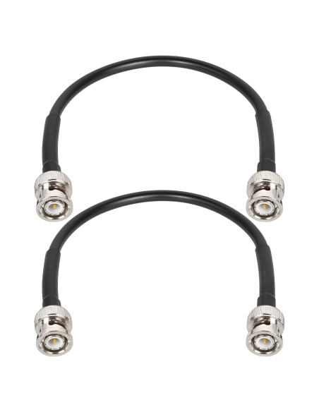 Cable coaxial BNC macho a macho RG8X 30.48cm 50 ohm MOOKEERF