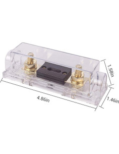 Fusible ANL 20A Renogy con Soporte y Protección Completa 2