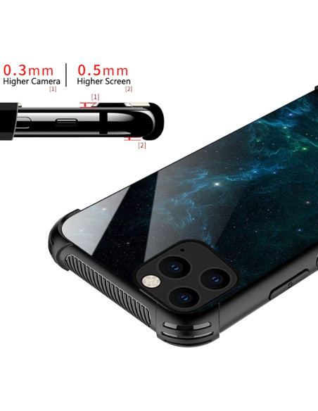 Funda Antigolpes para iPhone 14 CARLOCA Luz Espacial Nebulosa