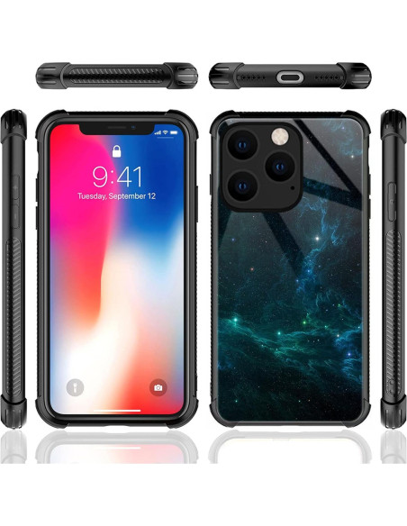 Funda Antigolpes para iPhone 14 CARLOCA Luz Espacial Nebulosa