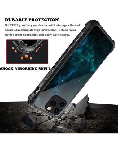 Funda Antigolpes para iPhone 14 CARLOCA Luz Espacial Nebulosa
