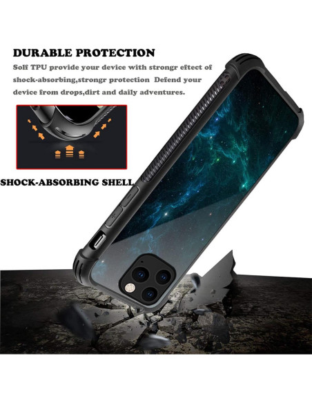 Funda Antigolpes para iPhone 14 CARLOCA Luz Espacial Nebulosa