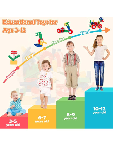 Set de Juguetes de Construcción 58 Piezas Qibaolejiao STEM