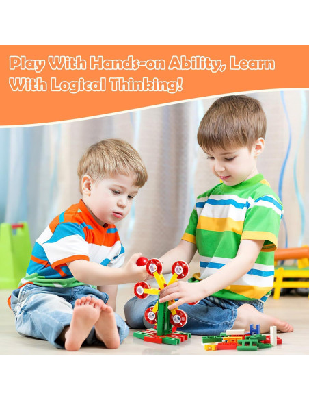 Set de Juguetes de Construcción 58 Piezas Qibaolejiao STEM