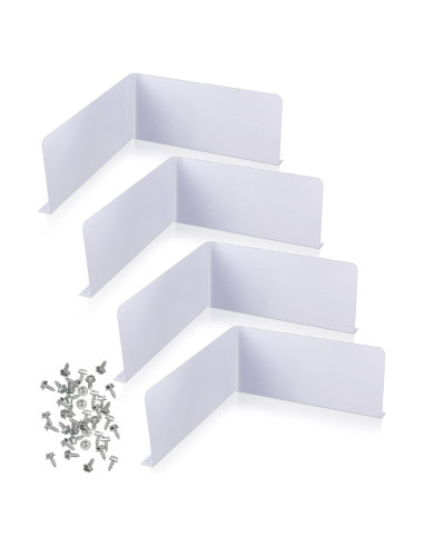 4 Protectores de Canalón Plegables Amylove con Tornillos