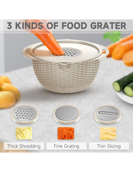 Juego de Colador 4 en 1 Balavina - Acero Inoxidable Beige Juego de Colador 4 en 1 Balavina - Acero Inoxidable Beige