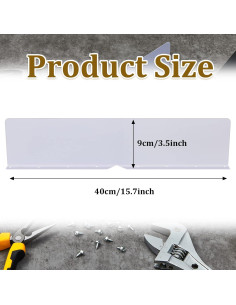 4 Protectores de Canalón Plegables Amylove con Tornillos 2