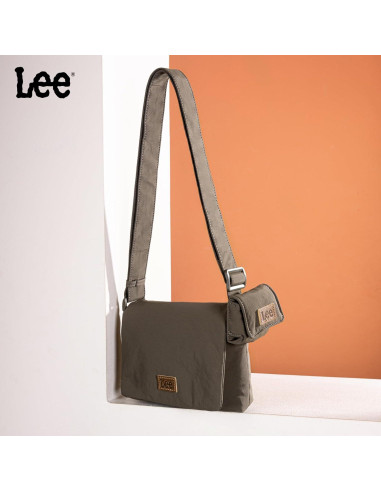 Bolsa Cruzada Mini Lee Verde Ejército Resistente al Agua