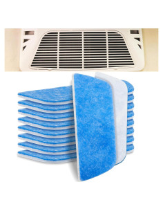Paquete de 10 Filtros de Aire Ziliny para Aire Acondicionado RV 40.6x15.2 cm