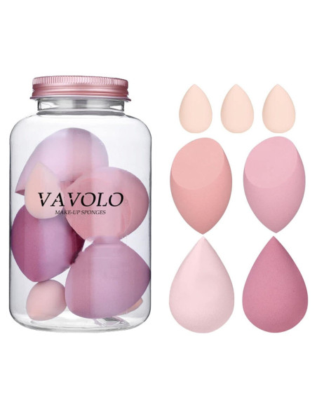 Juego de 7 Esponjas de Maquillaje VAVOLO Multicolor