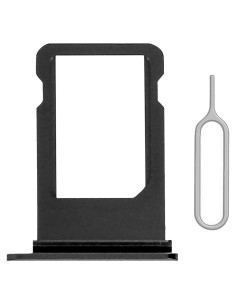 Soporte bandeja SIM reemplazo iPhone SE 2020/2022/8 Negro