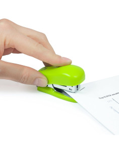 Grapadora Mini Bicho Rapesco Verde 12 Hojas con 1000 Grapas 2