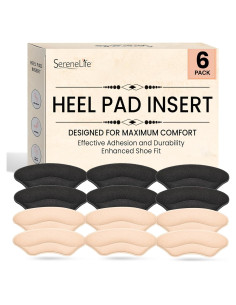 Almohadillas para Talón Sound Around - 6 Pares Suaves y Adhesivas