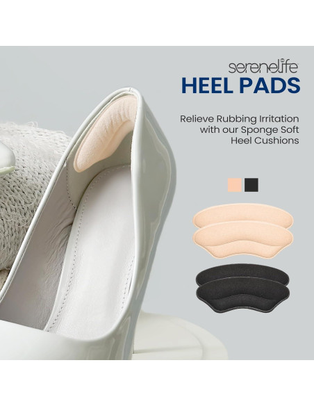 Almohadillas para Talón Sound Around - 6 Pares Suaves y Adhesivas