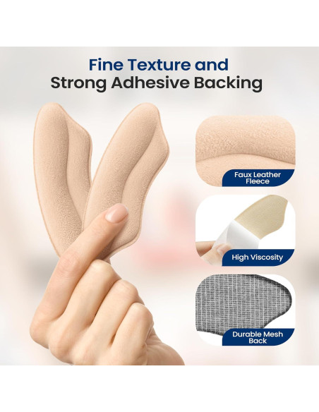 Almohadillas para Talón Sound Around - 6 Pares Suaves y Adhesivas