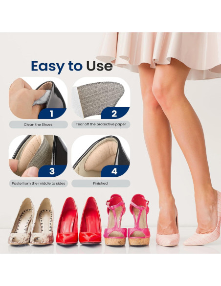 Almohadillas para Talón Sound Around - 6 Pares Suaves y Adhesivas