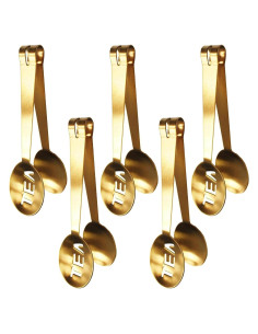 Prensador de Bolsitas de Té Dorado Genérico - Acero Inoxidable