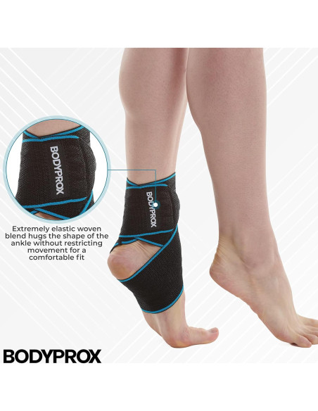 Faja de Soporte para Tobillo Bodyprox Ajustable Unisex