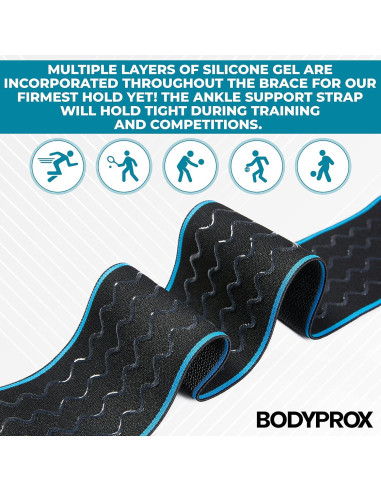 Faja de Soporte para Tobillo Bodyprox Ajustable Unisex